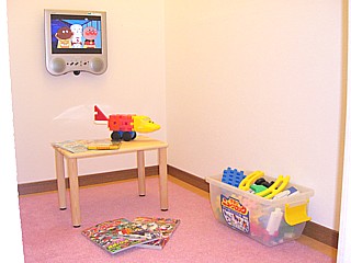 落ち着けるキッズルーム